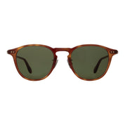 Tortoise GLCO Blue Collection Hampton J round p3 plastic sunglasses with glass lenses