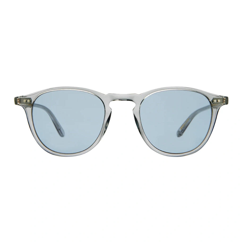 Grey smoke clear Hampton luxury sunglasses by Garrett Leight