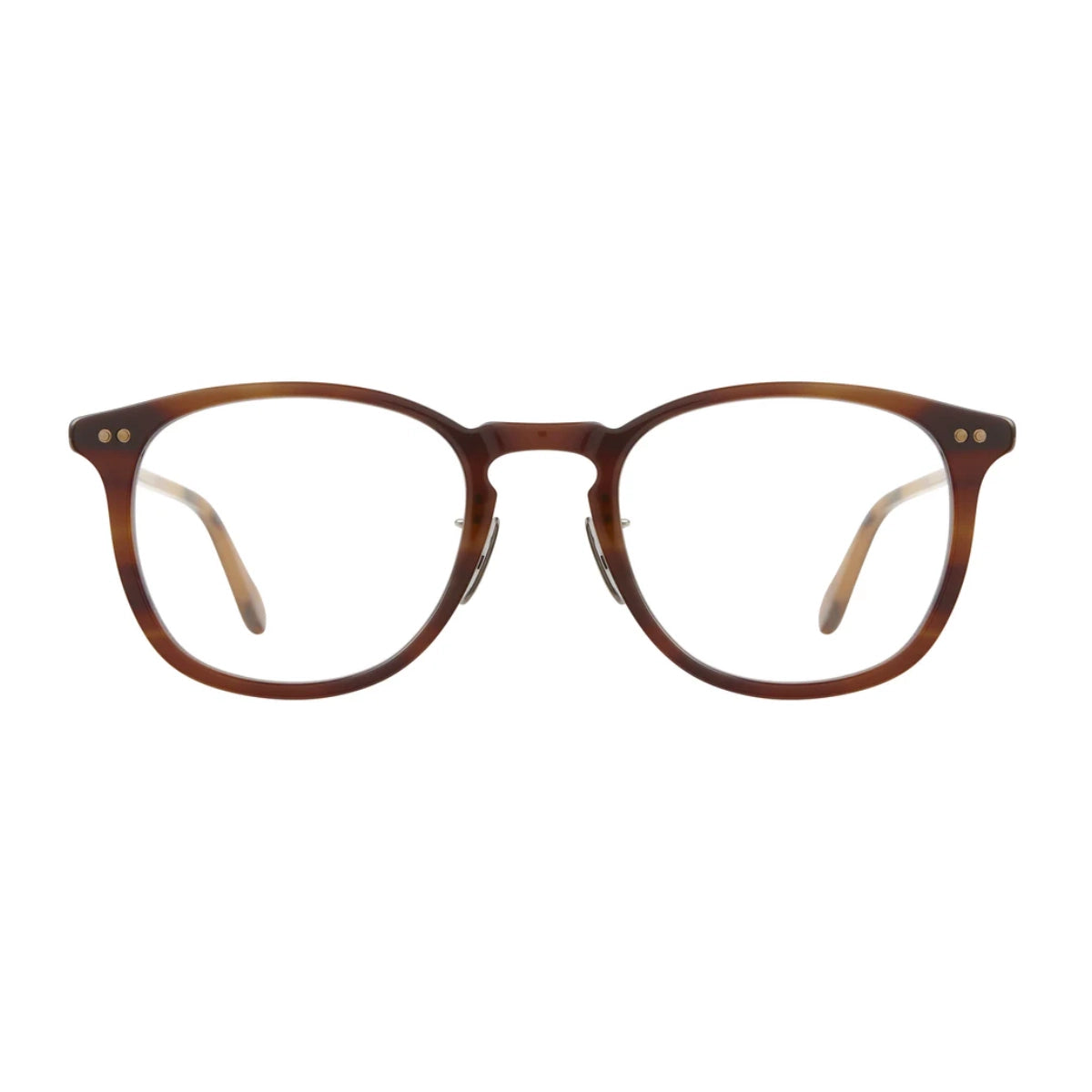 Tortoise Kinney J glasses with nose pads by Garrett Leight