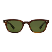 Cherry wood tortoise narrow rectangular plastic wayfarer sunglasses by GLCO