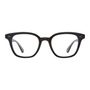 Black GLCO Zac square eyeglass frames on white background