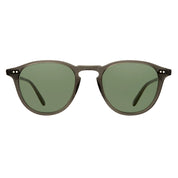 Black glass Hampton luxury sunglasses by Garrett Leight