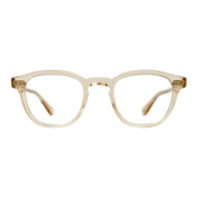 Champagne Evan glasses by GLCO on white background