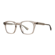 Clay crystal Garrett Leight bold square plastic eyeglass frames for men and women