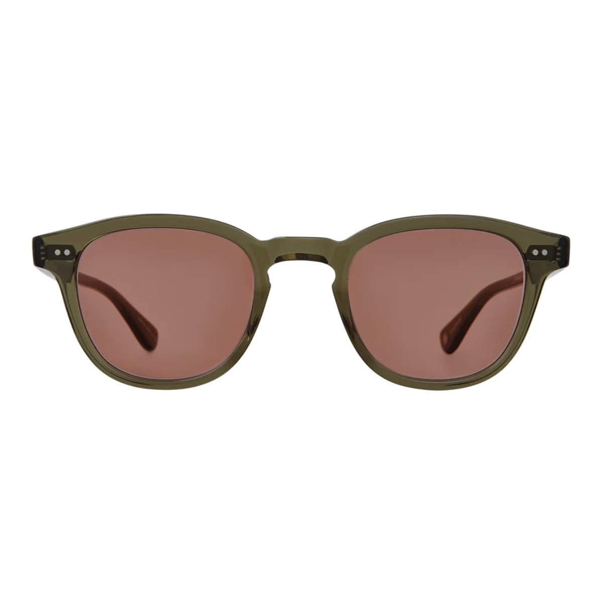 Willow green GLCO Evan premium sunglasses on white background