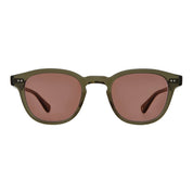 Willow green GLCO Evan premium sunglasses on white background