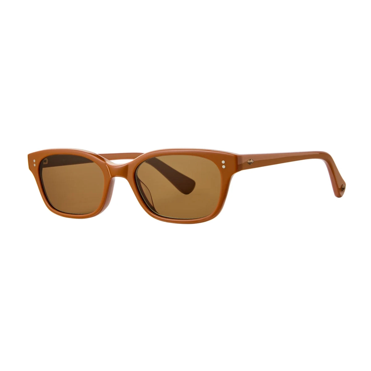 Orange brown Chaparral cat-eyed plastic sunglasses for women by GLCO
