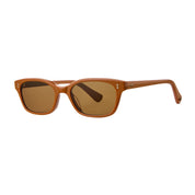 Orange brown Chaparral cat-eyed plastic sunglasses for women by GLCO