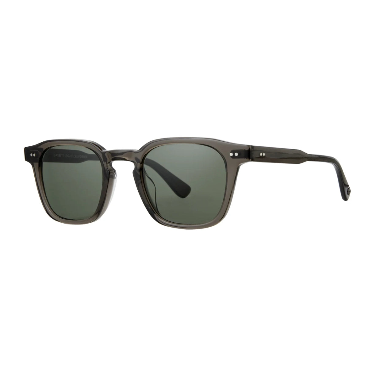 Black glass square plastic Verduga sunglasses by GLCO