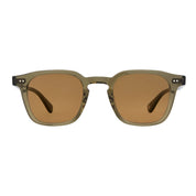 Green crystal square plastic Verduga sunglasses by GLCO