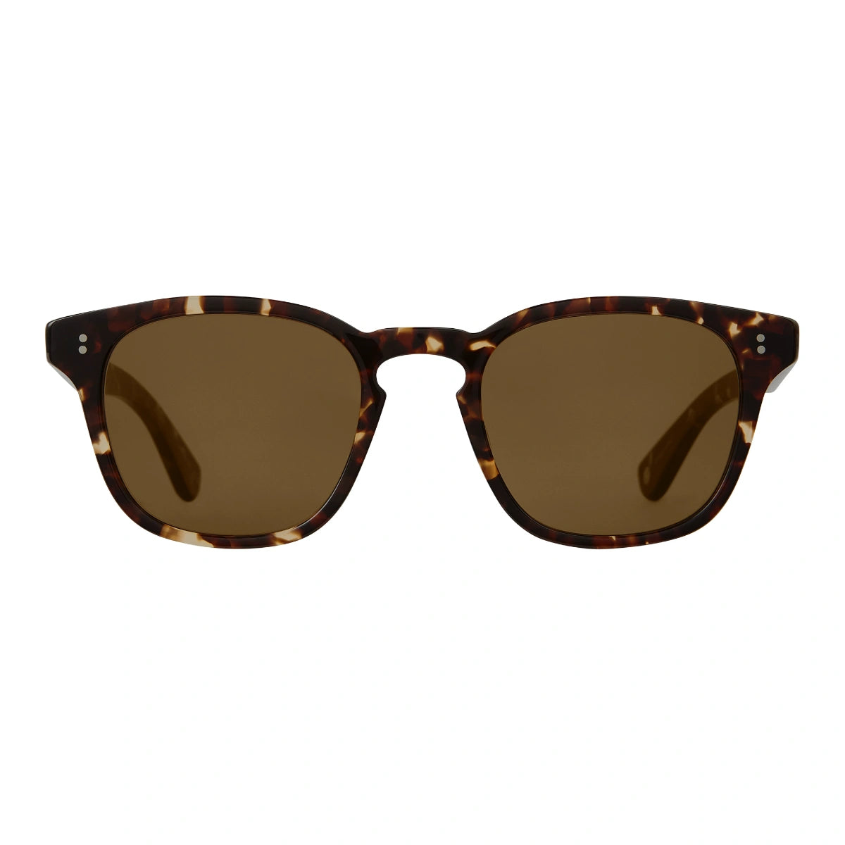 Tortoise Ace wayfarer sunglasses with glass UV protection lenses by GLCO at THE OPTICAL. CO