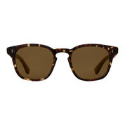 Tortoise Ace wayfarer sunglasses with glass UV protection lenses by GLCO at THE OPTICAL. CO