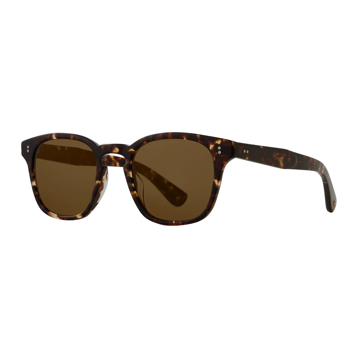 Tortoise Ace wayfarer sunglasses with glass UV protection lenses by GLCO at THE OPTICAL. CO