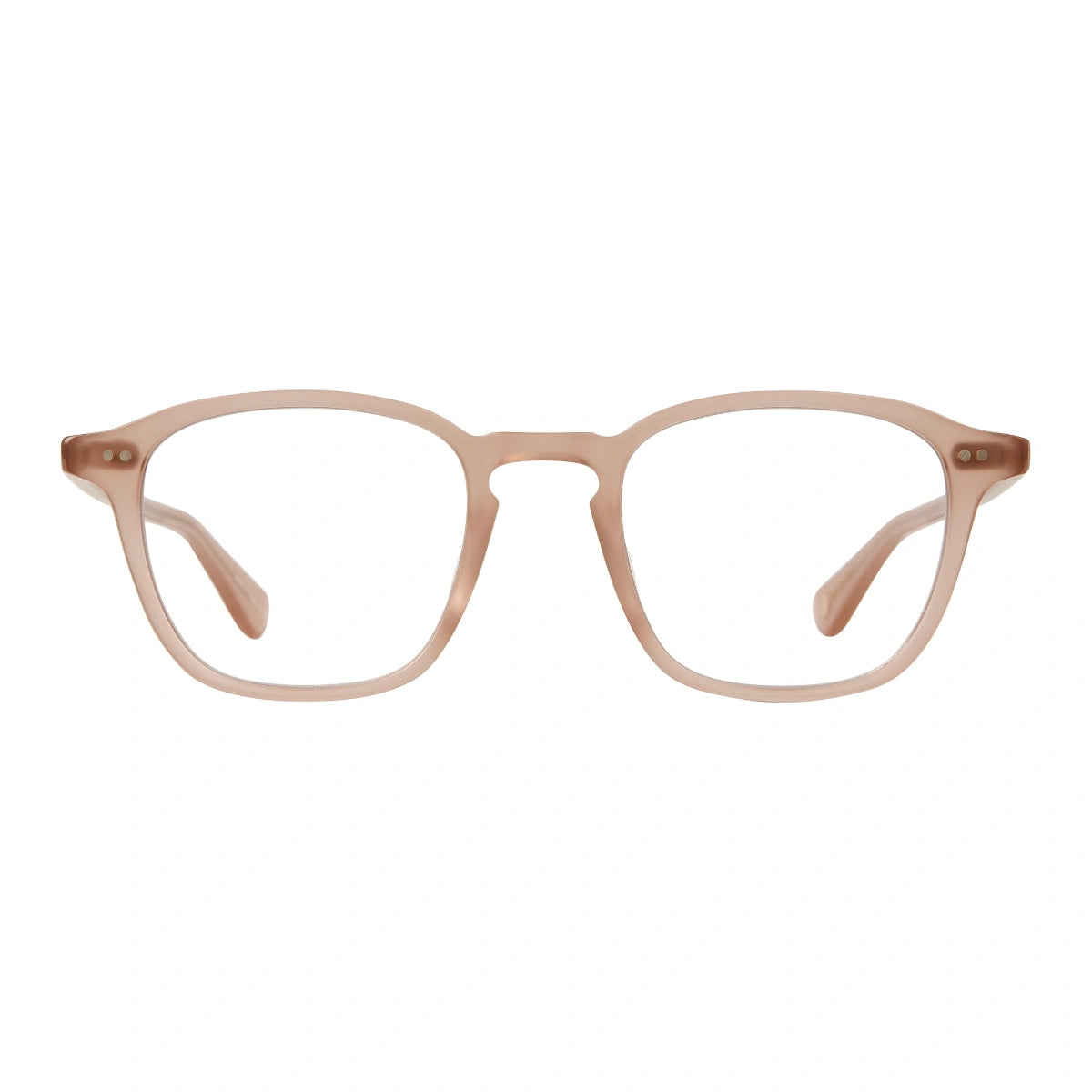 Rose Markus modern square eyeglass frames by Garrett Leight on a white background