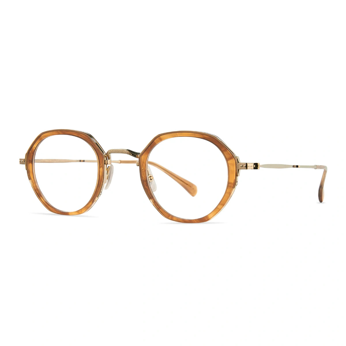 Mr. Leight antique style round metal eyeglass frames
