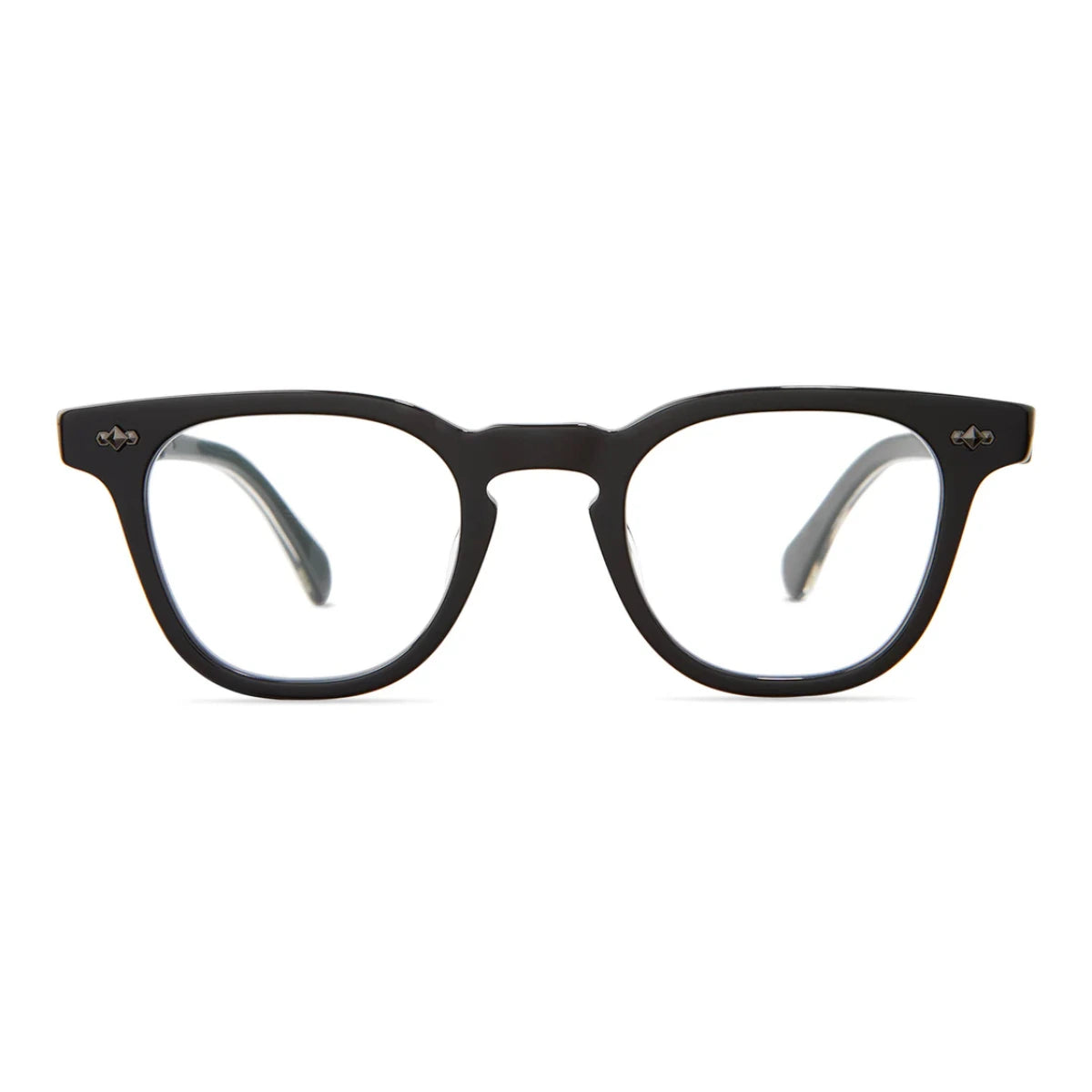 Black Mr. Leight luxury square prescription eyeglasses