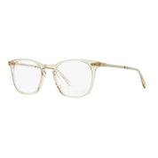 Champagne square Mr. Leight luxury plastic acetate eyeglasses at The Optical. Co