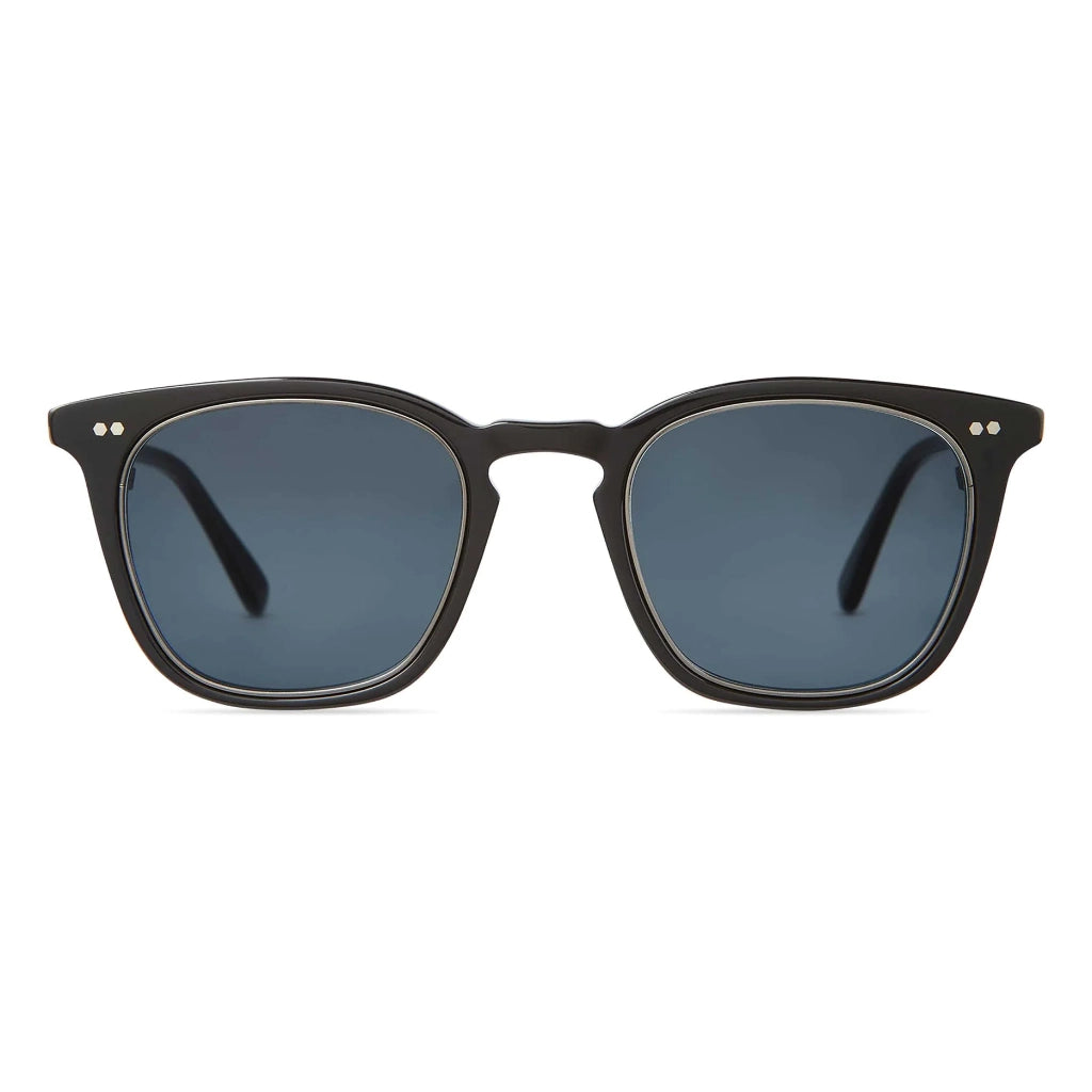 Black plastic Mr. Leight luxury polarized sunglasses for men and women