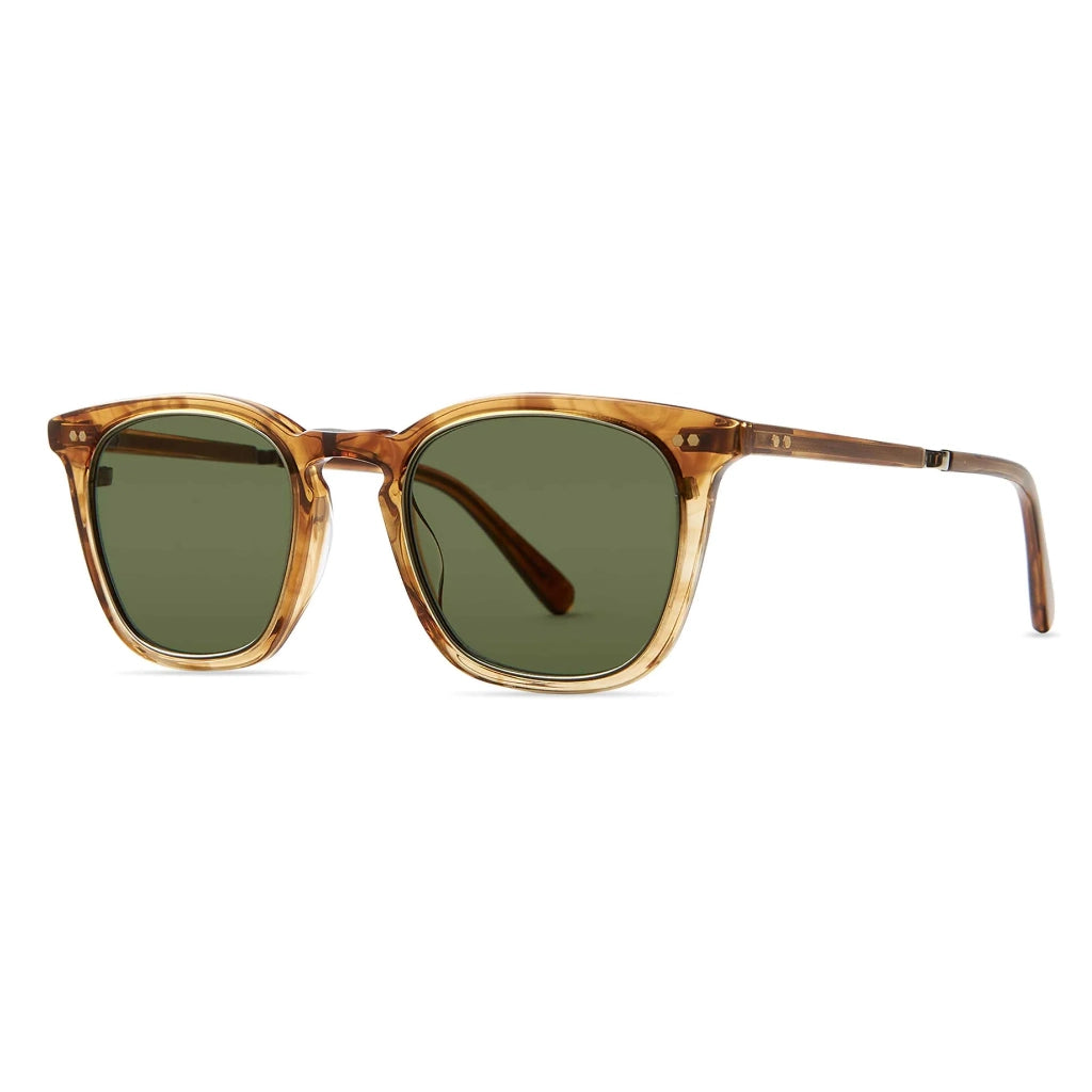 Golden plastic Mr. Leight luxury polarized sunglasses for men and women