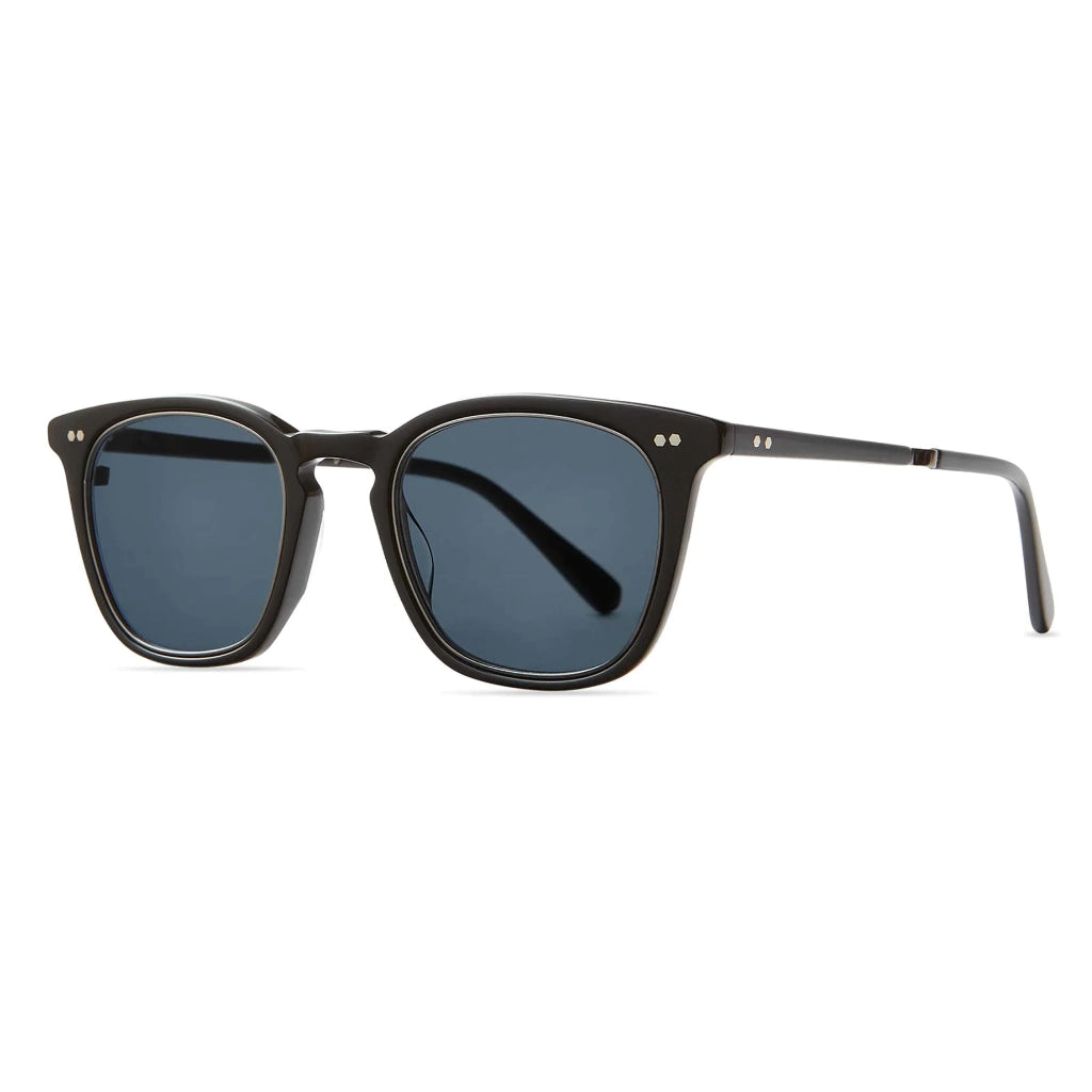 Black plastic Mr. Leight luxury polarized sunglasses for men and women