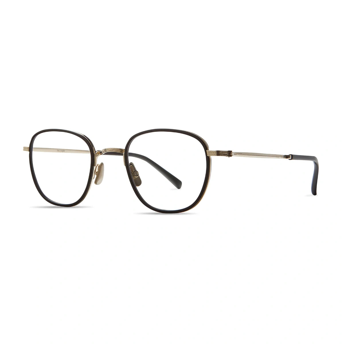 Black gold Mr. Leight Griffith titanium luxury eyewear
