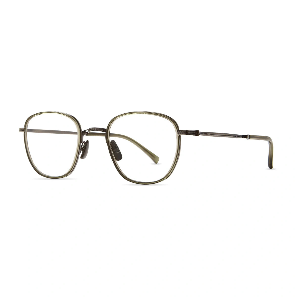 Pewter Mr. Leight Griffith titanium luxury eyewear