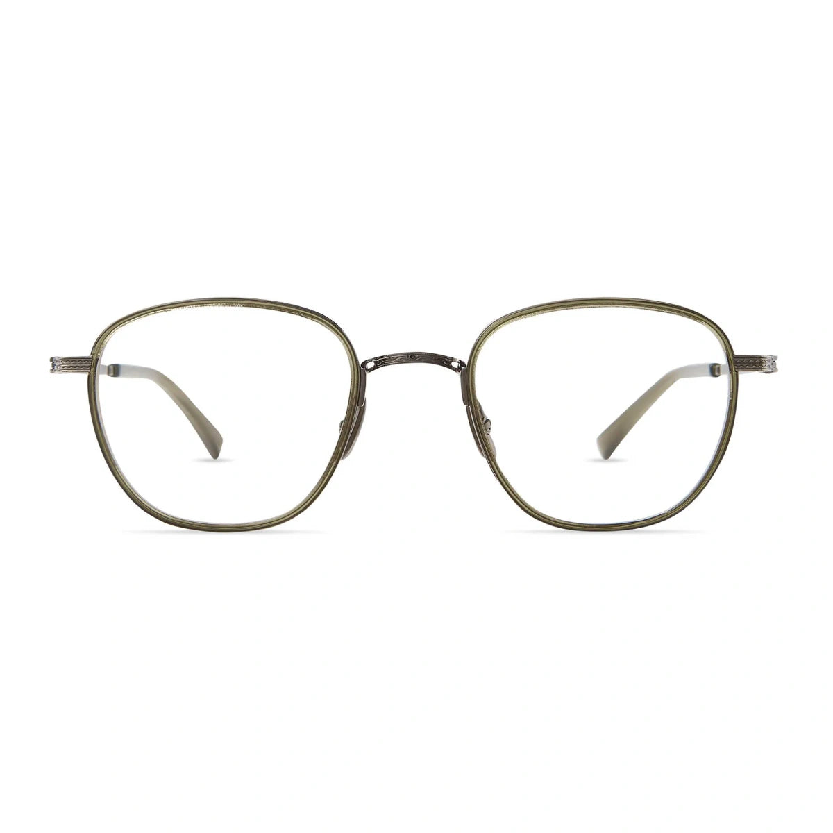 Pewter silver Mr. Leight Griffith titanium luxury eyewear
