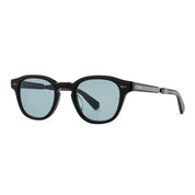 Black luxury Mr. Leight sunglasses with polarized glass lenses