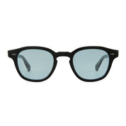 Black luxury Mr. Leight sunglasses with polarized glass lenses