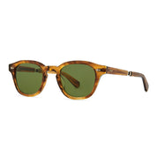 Marbled tortoise luxury Mr. Leight sunglasses with polarized glass lenses