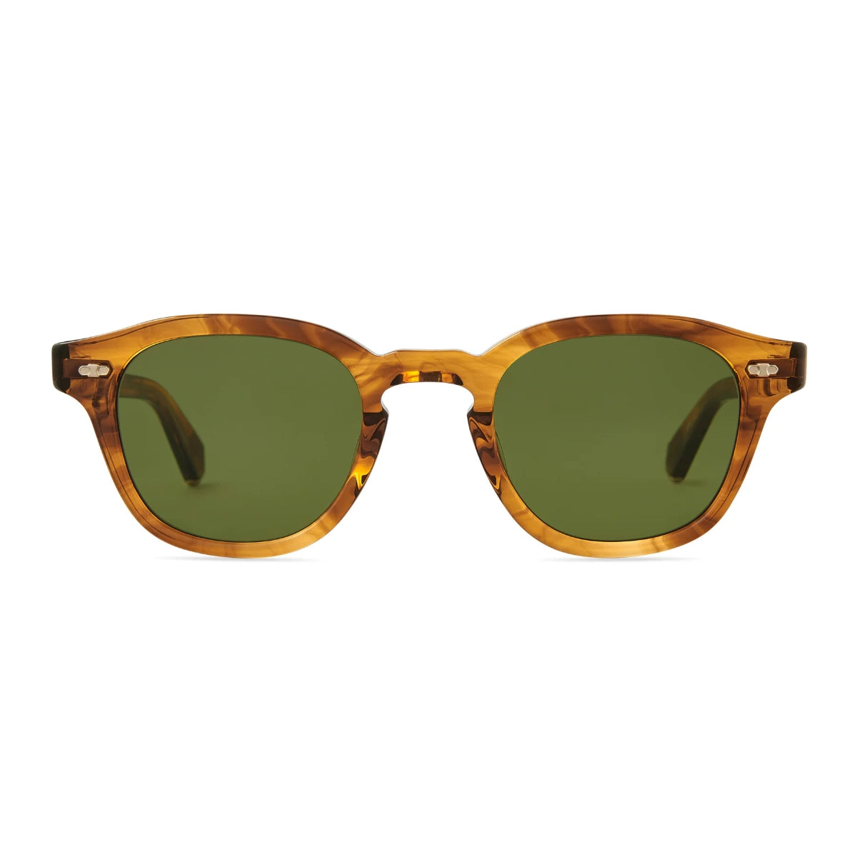Marbled rye luxury Mr. Leight sunglasses with polarized glass lenses