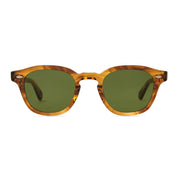 Marbled rye luxury Mr. Leight sunglasses with polarized glass lenses