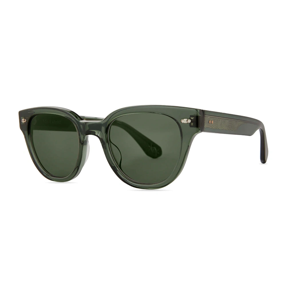 Forest plastic Mr. Leight oversized round cat-eyed luxury sunglasses for women