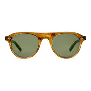 Gold tortoise round plastic aviator modern luxury sunglasses for men and women