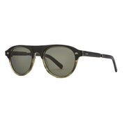 Dark tortoise round plastic aviator modern luxury sunglasses for men and women