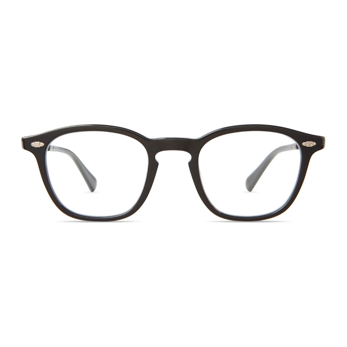 Black luxury square prescription eyeglass frames