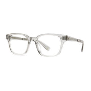 Clear large, wide rectangular handmade luxury prescription eyeglass frames