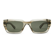 Grey crystal rectangle bold Mr. Leight luxury sunglasses 