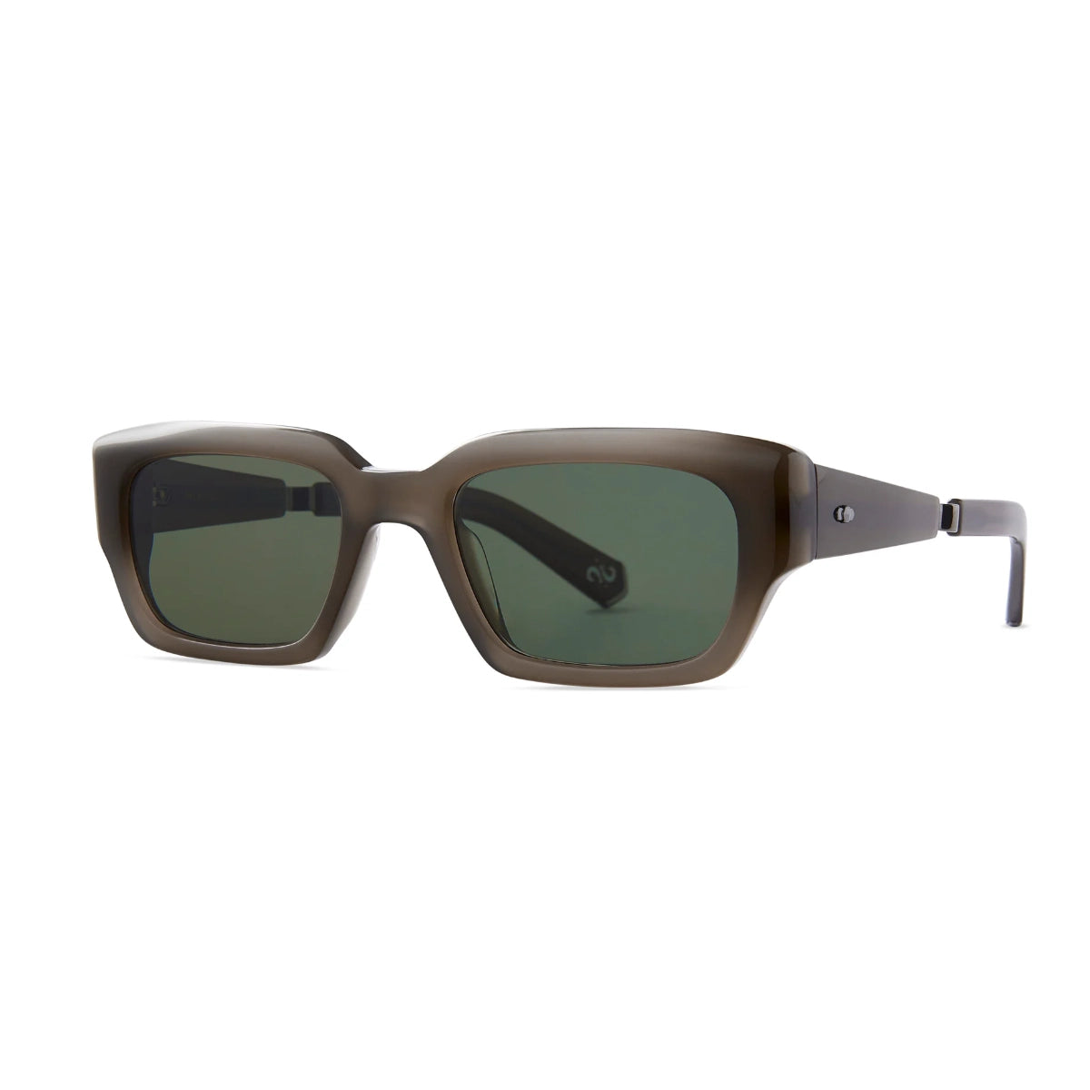 Brown truffle rectangle bold Mr. Leight luxury sunglasses 
