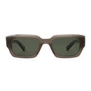 Brown rectangle bold Mr. Leight luxury sunglasses 