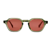 Mint green hunter geometric polarized luxury sunglasses