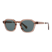 Rose crystal geometric polarized luxury sunglasses