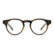 Tortoise round plastic bold luxury eyeglasses