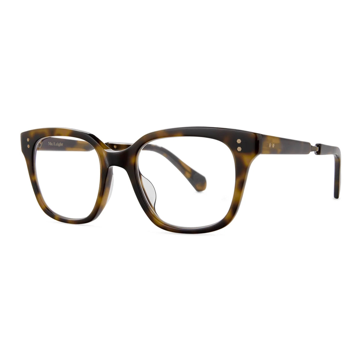 Tortoise modern luxury cat-eyed prescription eyeglass frames