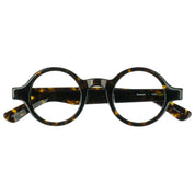Tortoise round bold eyeglasses