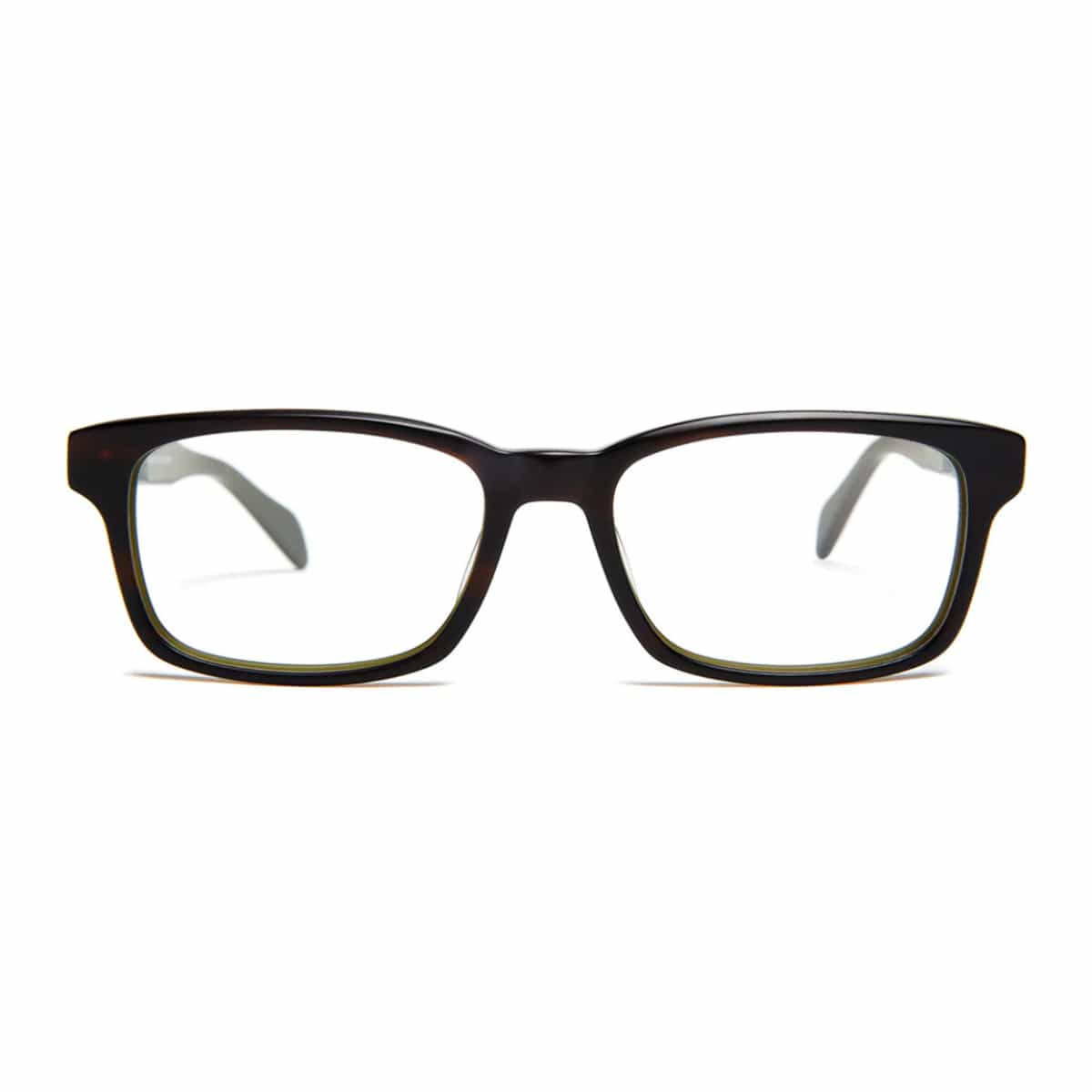 Black Walter eyeglass frames by SALT on white background
