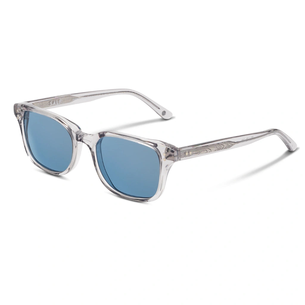 Clear SALT luxury polarized rectangular thick sunglasses