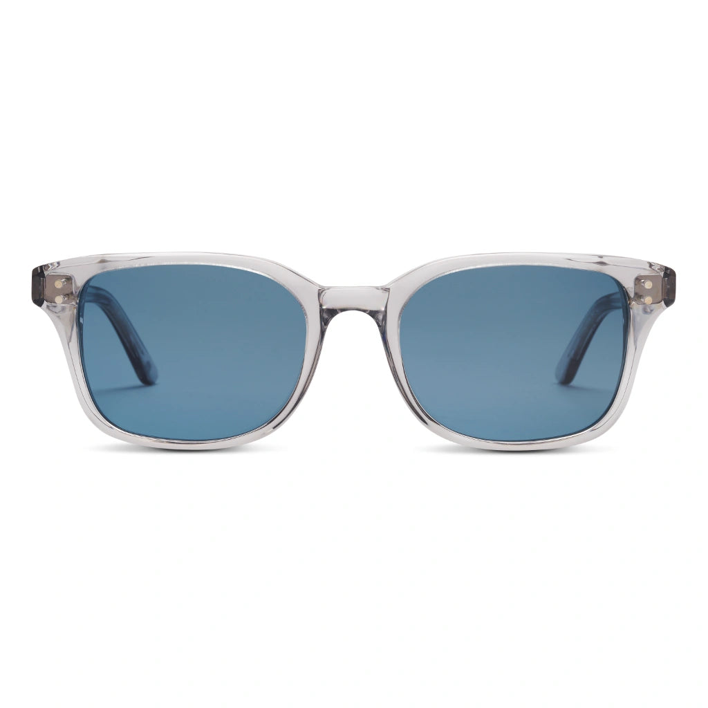 Clear SALT luxury polarized rectangular thick sunglasses