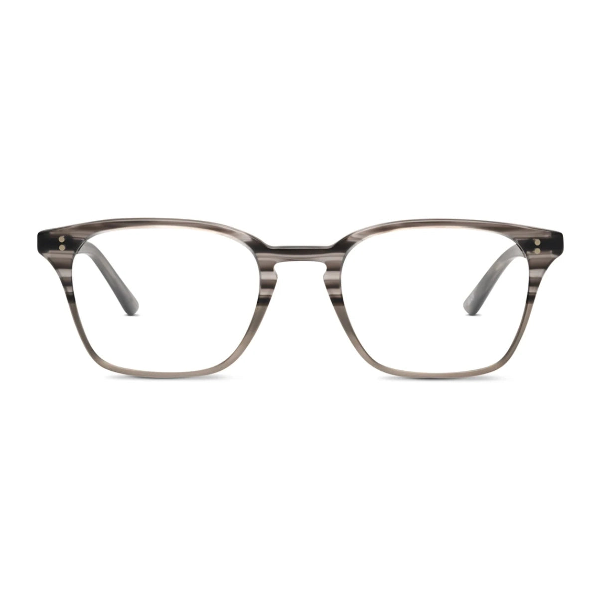 Grey square shaped luxury eyeglass frame by SALT for men and women.