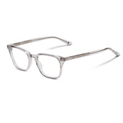 Clear square shaped luxury eyeglass frame by SALT for men and women.